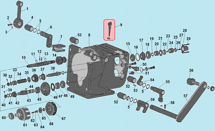 2 РЕДУКТОР - ШЕСТЕРНИ DC1193E МОТОБЛОК CHAMPION