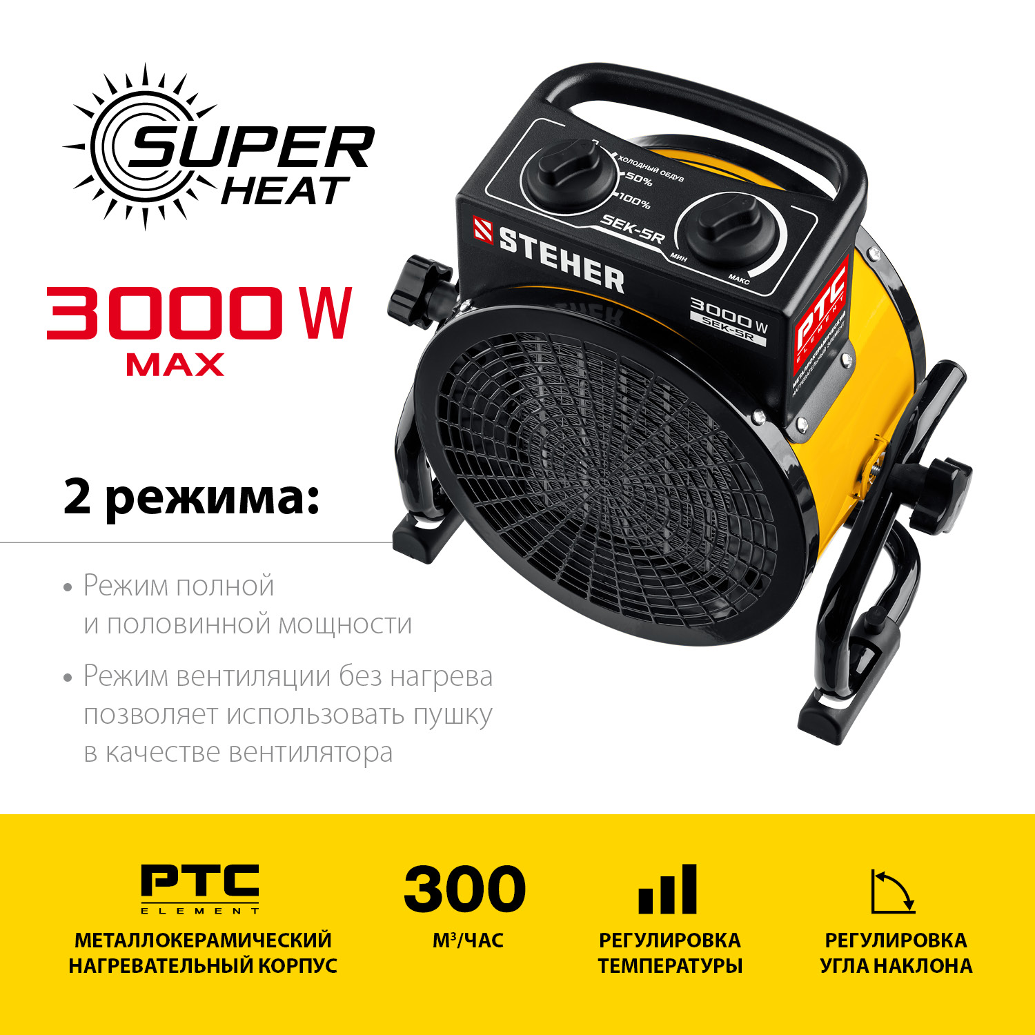 Пушка тепловая, SEK SEK-5R