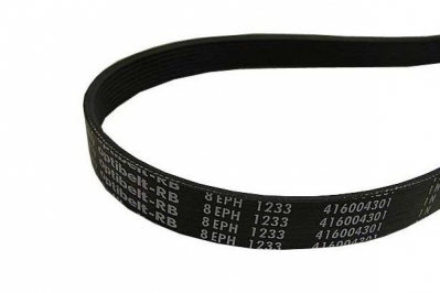 Ремень черный для стиральной машины Optibelt 1233 H8 EL